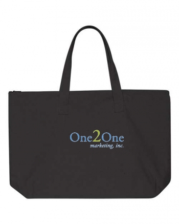 Tote with Top Zippered Closure