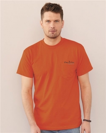 Unisex USA-Made 50/50 Pocket T-Shirt
