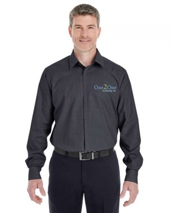 Devon & Jones Men's Crown Collection® Royal Dobby Dress Shirt